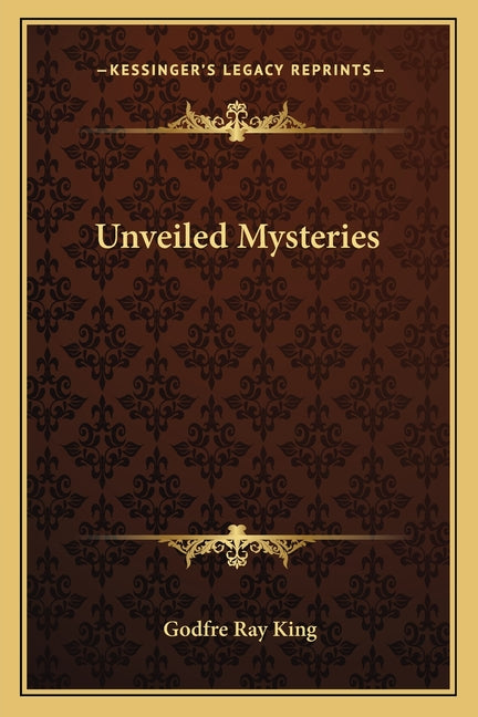 Book cover for Unveiled Mysteries