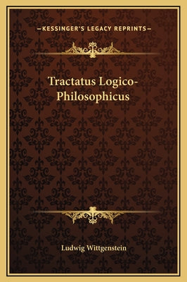 Book cover for Tractatus Logico-Philosophicus