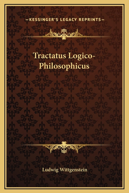 Book cover for Tractatus Logico-Philosophicus