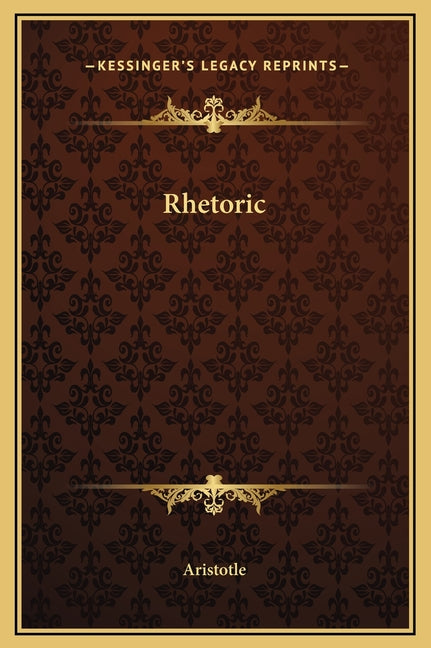Book cover for Rhetoric