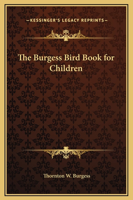 Book cover for The Burgess Bird Book for Children