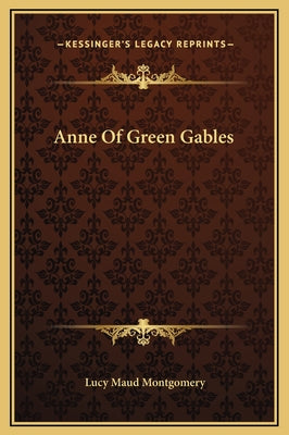 Book cover for Anne Of Green Gables