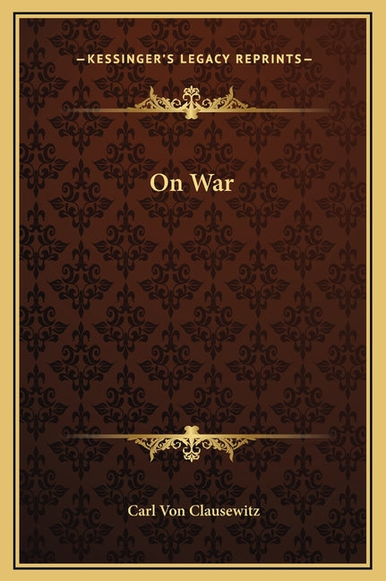 Book cover for On War