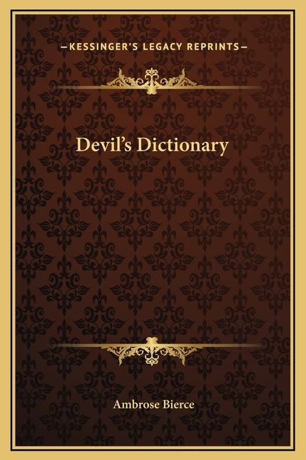 Book cover for Devil's Dictionary