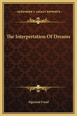 Book cover for The Interpretation Of Dreams