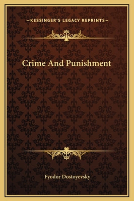 Book cover for Crime And Punishment