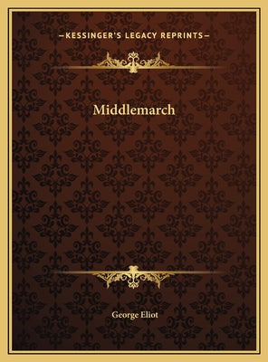 Book cover for Middlemarch