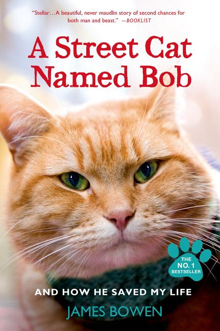 Book cover for Street Cat Named Bob and How He Saved My Life