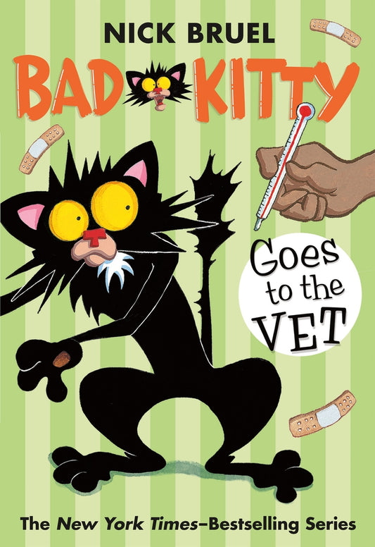 Book cover for Bad Kitty Goes to the Vet (Paperback Black-And-White Edition)