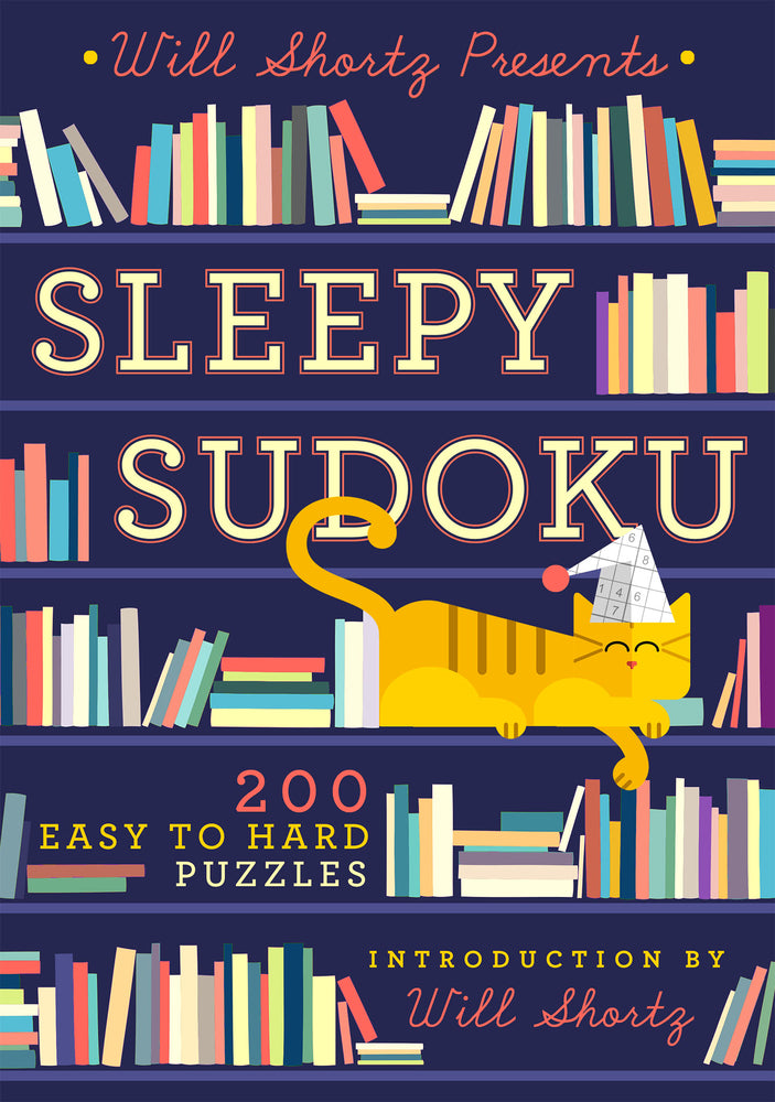 Book cover for Will Shortz Presents Sleepy Sudoku: 200 Easy to Hard Puzzles