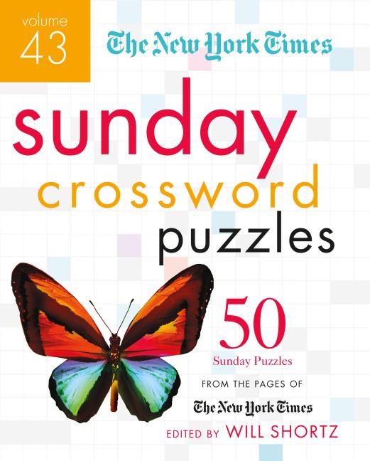 Book cover for New York Times Sunday Crossword Puzzles Volume 43: 50 Sunday Puzzles from the Pages of the New York Times