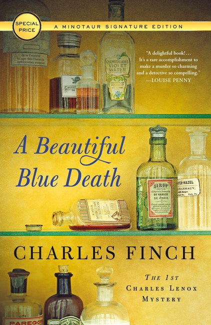 Book cover for Beautiful Blue Death: The First Charles Lenox Mystery