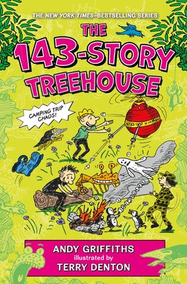 Book cover for The 143-Story Treehouse: Camping Trip Chaos!