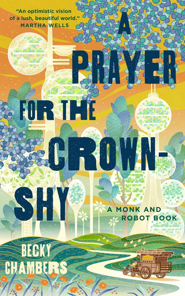 Book cover for A Prayer for the Crown-Shy: A Monk and Robot Book