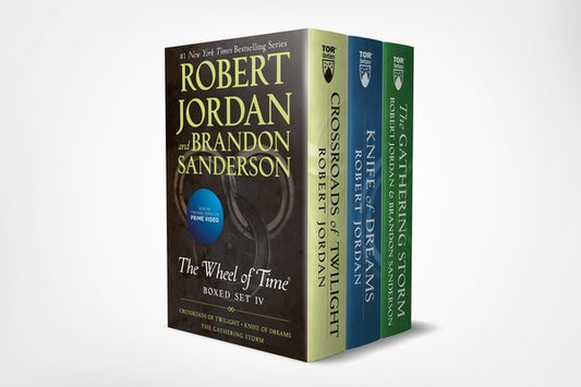 Book cover for Wheel of Time Premium Boxed Set IV: Books 10-12 (Crossroads of Twilight, Knife of Dreams, the Gathering Storm)