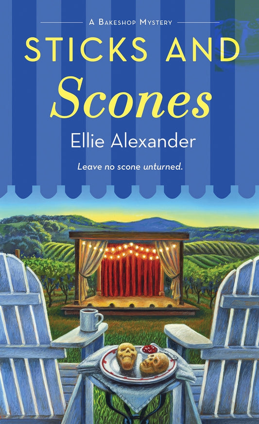 Book cover for Sticks and Scones: A Bakeshop Mystery