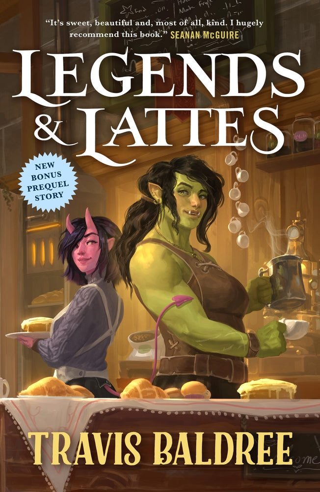 Book cover for Legends & Lattes: A Novel of High Fantasy and Low Stakes