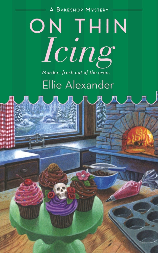 Book cover for On Thin Icing: A Bakeshop Mystery