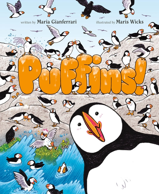 Book cover for Puffins!