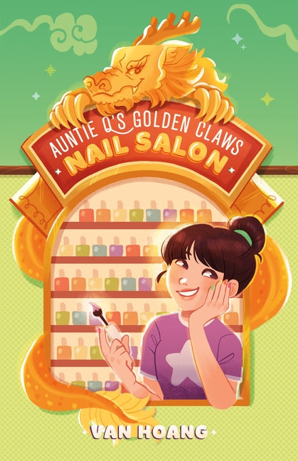 Book cover for Auntie q's Golden Claws Nail Salon