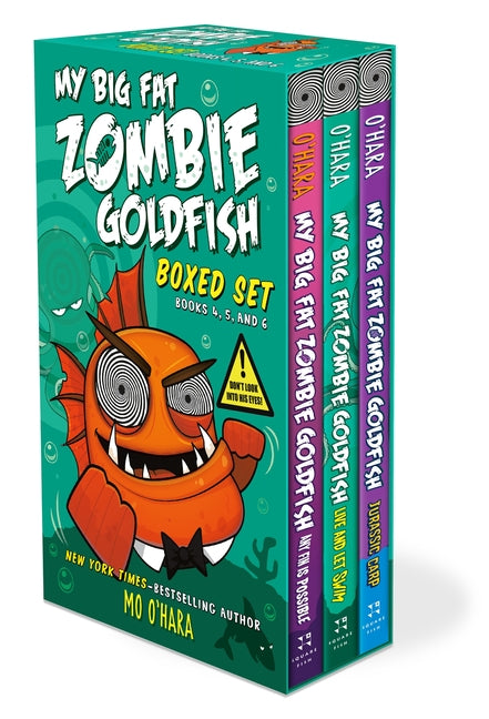 Book cover for My Big Fat Zombie Goldfish Boxed Set: (Any Fin Is Possible; Live and Let Swim; Jurassic Carp)