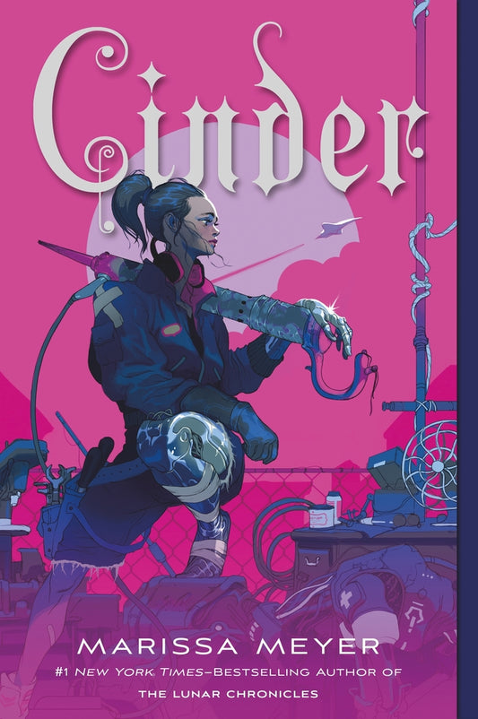 Book cover for Cinder: Book One of the Lunar Chronicles
