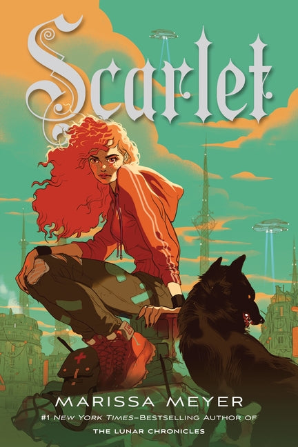 Book cover for Scarlet: Book Two of the Lunar Chronicles