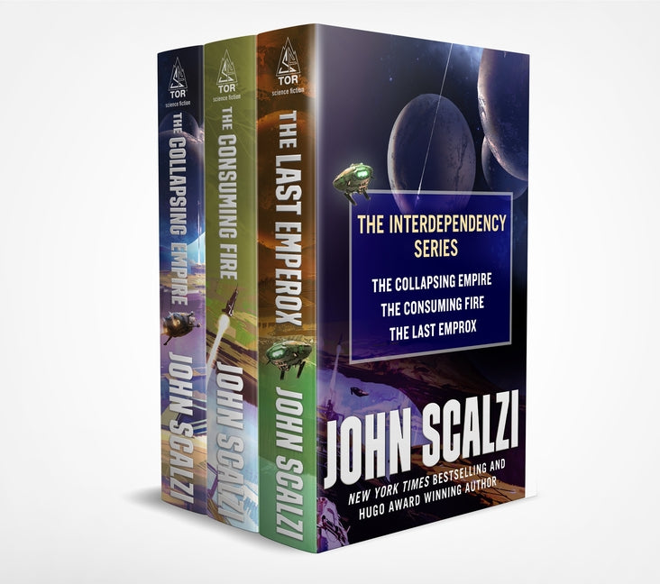 Book cover for Interdependency Boxed Set: The Collapsing Empire, the Consuming Fire, the Last Emperox