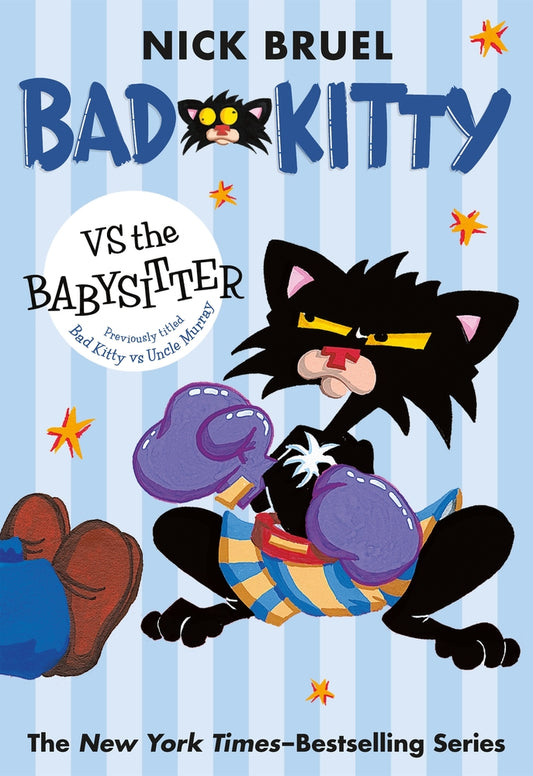 Book cover for Bad Kitty Vs the Babysitter (Paperback Black-And-White Edition)