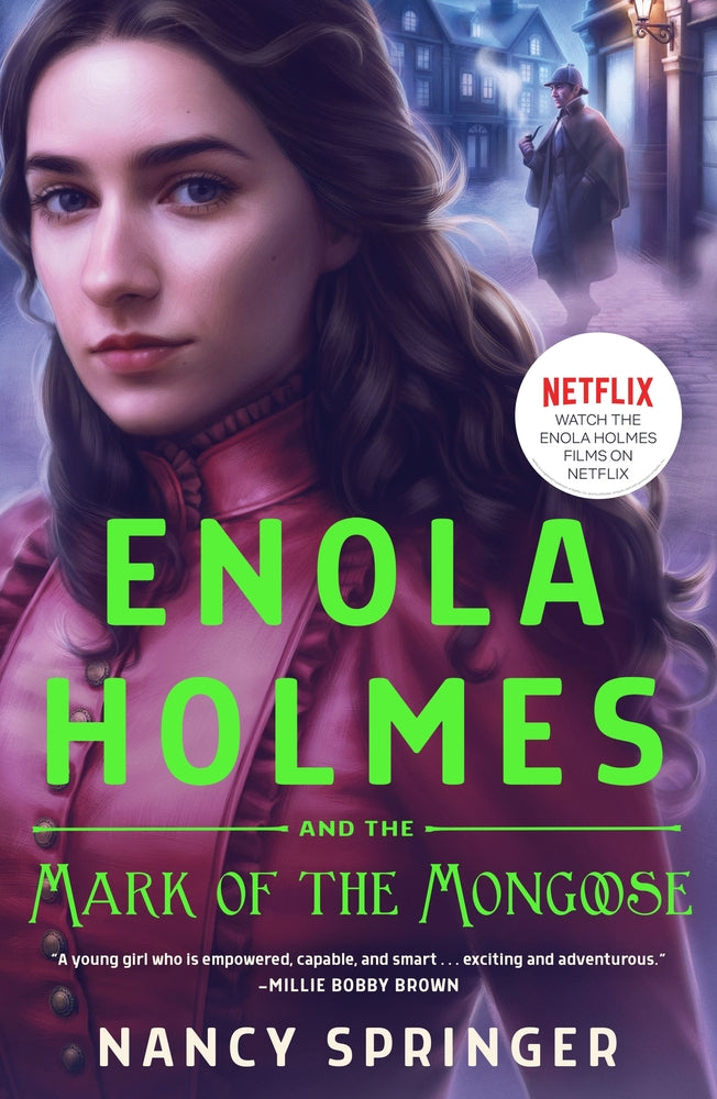 Book cover for Enola Holmes and the Mark of the Mongoose