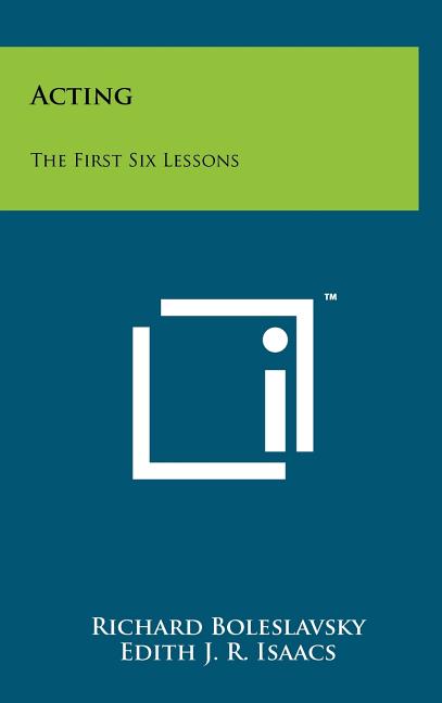 Book cover for Acting: The First Six Lessons