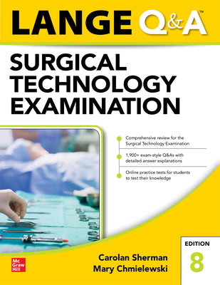Book cover for Lange Q&A Surgical Technology Examination, Eighth Edition
