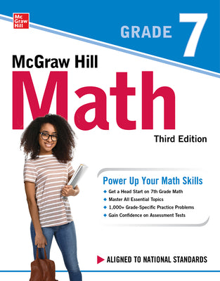 Book cover for McGraw Hill Math Grade 7, Third Edition
