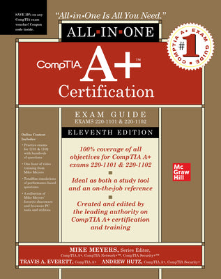 Book cover for Comptia A+ Certification All-In-One Exam Guide, Eleventh Edition (Exams 220-1101 & 220-1102)