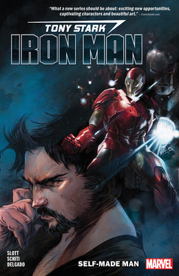 Book cover for Tony Stark: Iron Man Vol. 1 - Self-Made Man