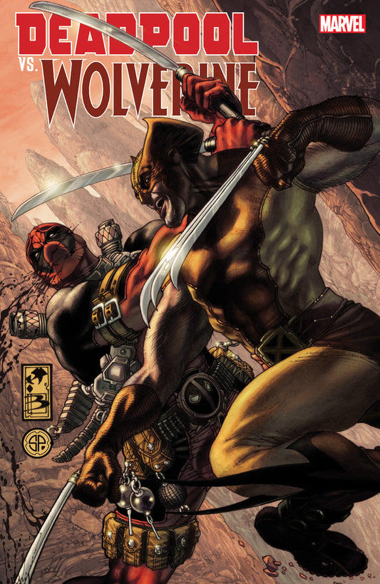 Book cover for Deadpool vs. Wolverine