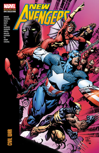 Book cover for New Avengers Modern Era Epic Collection: Civil War