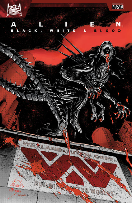 Book cover for Alien: Black, White & Blood Treasury Edition