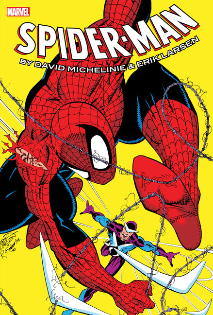 Book cover for Spider-Man by Michelinie & Larsen Omnibus Erik Larsen Spider-Man Cover [New Printing]