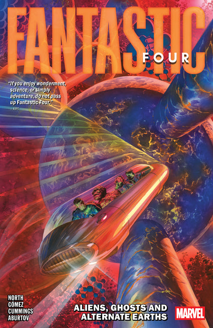 Book cover for Fantastic Four by Ryan North Vol. 5: Aliens, Ghosts and Alternate Earths