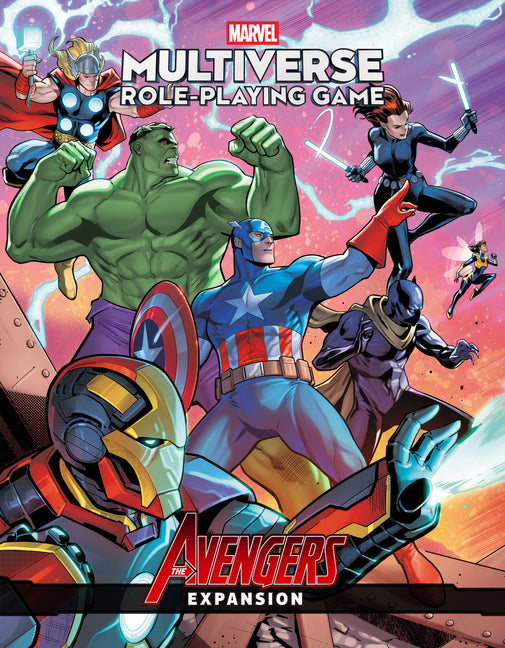 Book cover for Marvel Multiverse Role-Playing Game: Avengers Expansion