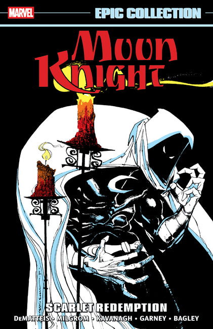 Book cover for Moon Knight Epic Collection: Scarlet Redemption