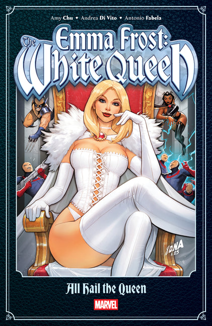 Book cover for Emma Frost: The White Queen - All Hail the Queen