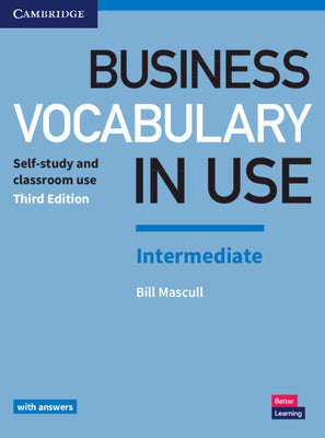 Book cover for Business Vocabulary in Use: Intermediate Book with Answers: Self-Study and Classroom Use
