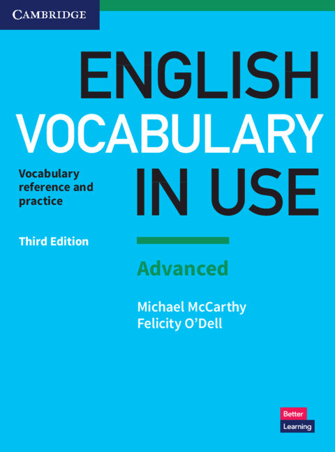 Book cover for English Vocabulary in Use: Advanced Book with Answers: Vocabulary Reference and Practice