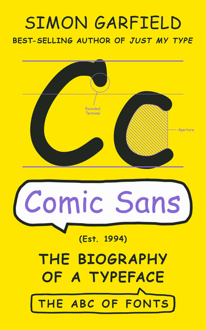 Book cover for Comic Sans: The Biography of a Typeface