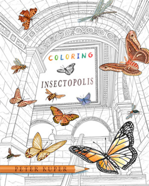 Book cover for Coloring Insectopolis