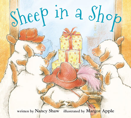 Book cover for Sheep in a Shop Board Book