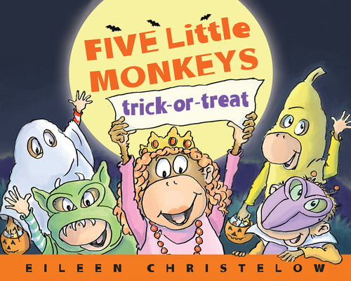 Book cover for Five Little Monkeys Trick-Or-Treat