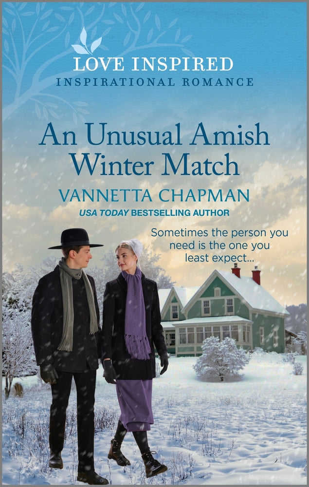 Book cover for An Unusual Amish Winter Match: An Uplifting Inspirational Romance